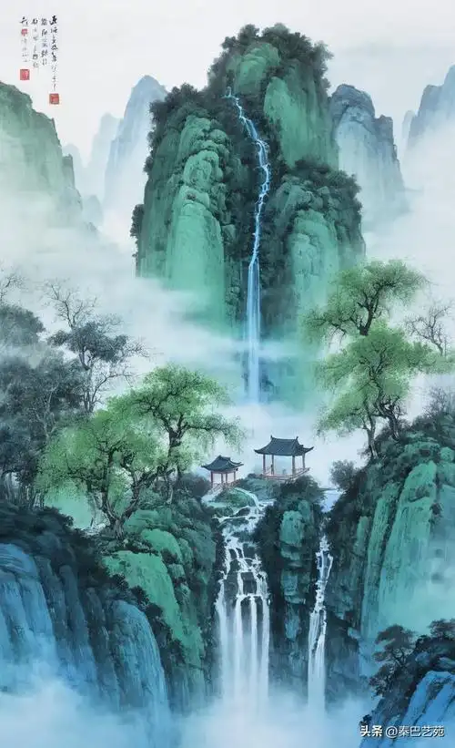 鸟语娇stable-diffusion绘画提示词:正向词:袁松年风格,中国画,水墨画