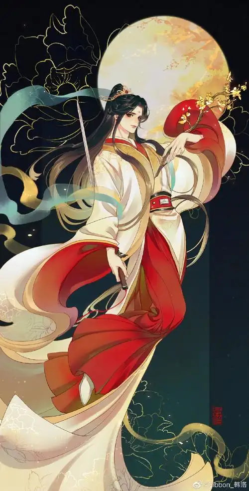 天官赐福超话#谢怜0715生日快乐# @年年岁岁长相守"花冠武神,一手仗剑