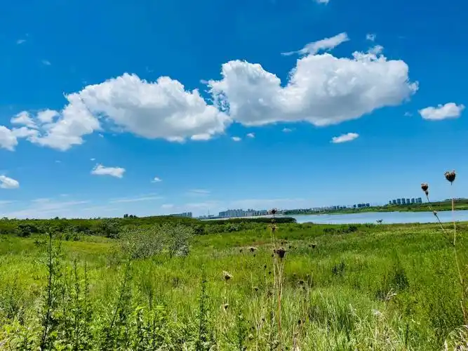 雨过天晴 晴空万里 蓝天白云 景色迷人