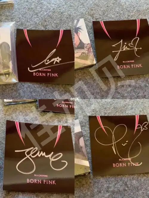 blackpink亲笔签名专辑  #朴彩英 #lisa #jisoo  #jennie