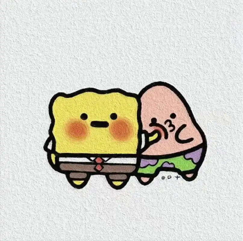 海绵宝宝&派大星可爱头像