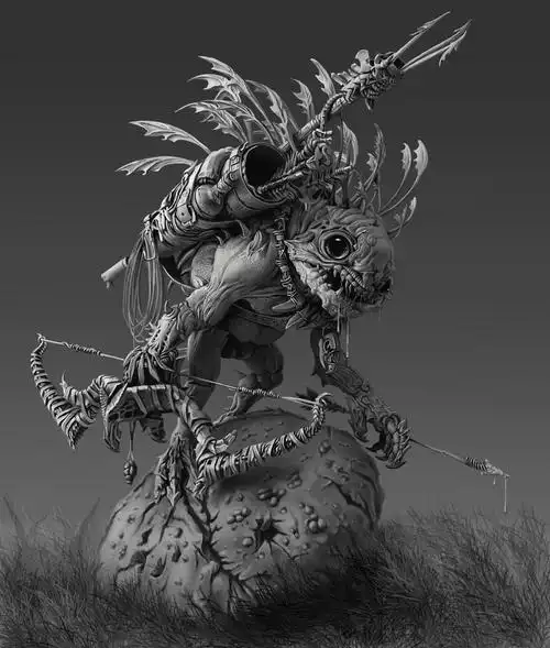 怪物练习|插画|游戏原画|小凡er - 原创作品 - 站酷 (zcool)