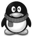 谁能做个灰色的企鹅头像