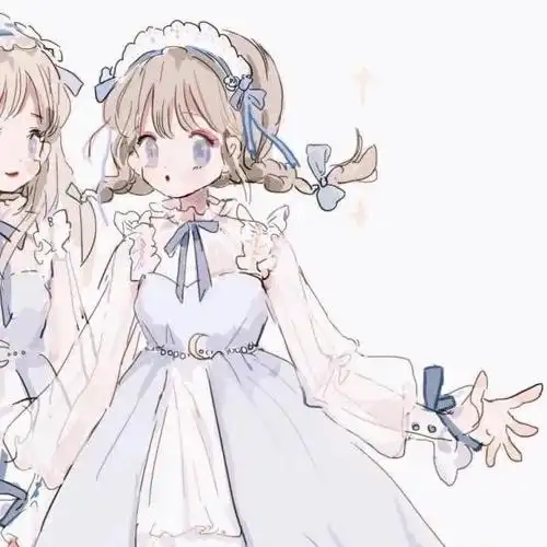 超可爱的动漫闺蜜头像