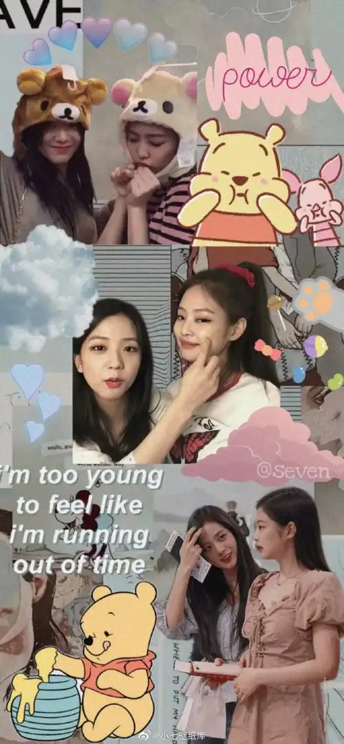 blackpink金智秀jisoo金智妮jennie拼接壁纸