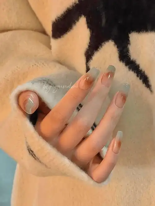 美到心颤的 100 款秋冬美甲!气质显白,谁看谁心动~_nail_款式_个性