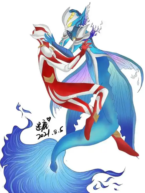 梦比优斯希卡利cp希卡利卡通梦比优斯希卡利cp图梦比优斯和希卡利梦比