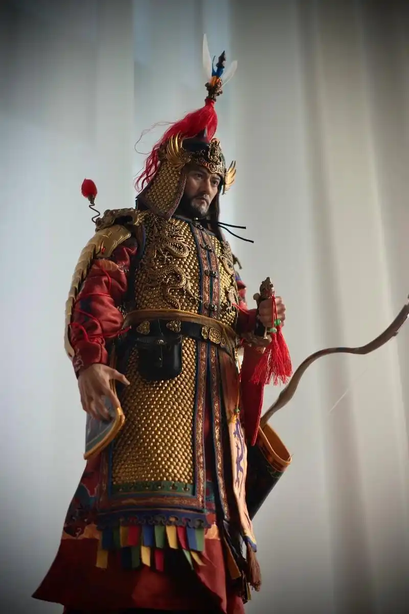 明代皇帝戎装 皇帝甲胄(明朝) 空灵阁 1/6 明神宗【盔甲版】(/ b金甲