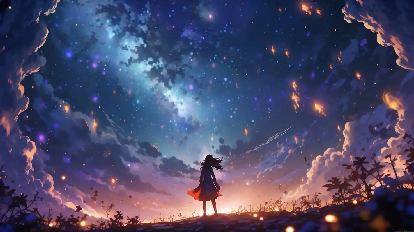 904k二次元星空壁纸,梦幻又神秘!