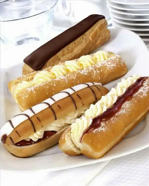 『法式美食 闪电泡芙』闪电泡芙是法国每家… - 堆糖,美图壁纸兴趣社