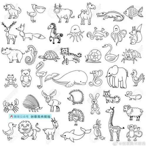 动物简笔画