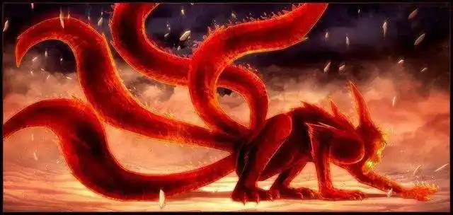 如果遇到打不赢的敌人或者受了巨大的刺激,九尾的查克拉就会爆发出来