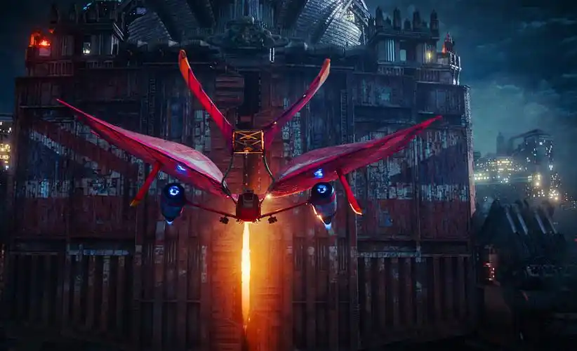 电影《掠夺城市》一组高清壁纸图,网友:神奇的未来世界