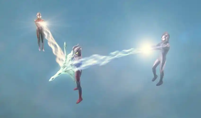 赛罗奥特曼的飞踢,原本就是雷欧奥特曼传授的.