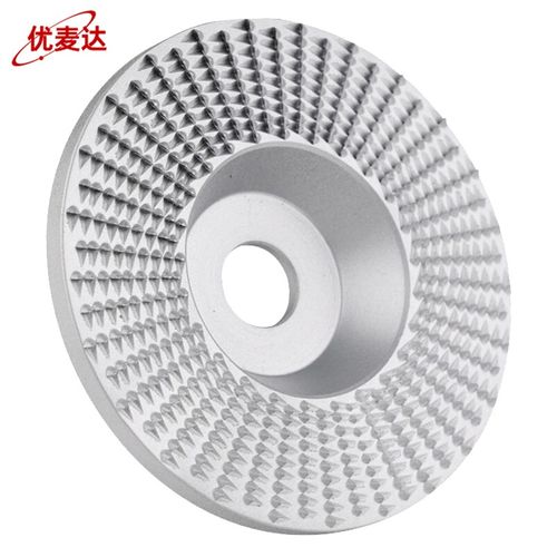 优麦达木工角磨刺盘 机用磨轮抛光盘角磨机打磨抛光轮 银色平面* y371
