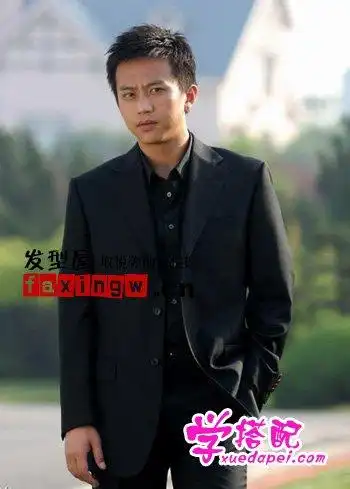 邓超 这个 短发 发型 叫什么.