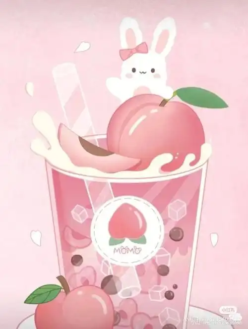 可爱的奶茶壁纸