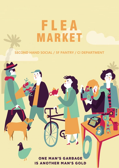 flea market|平面|海报|zhg_chen_原创作品-站酷zcool
