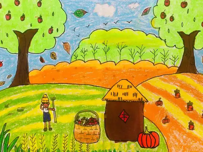 包头市第一实验小学南海分校——秋天"悄悄画"一年级作品投票