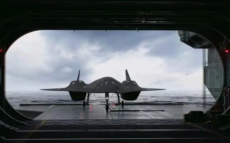 【动态壁纸】科幻航空母舰氛围