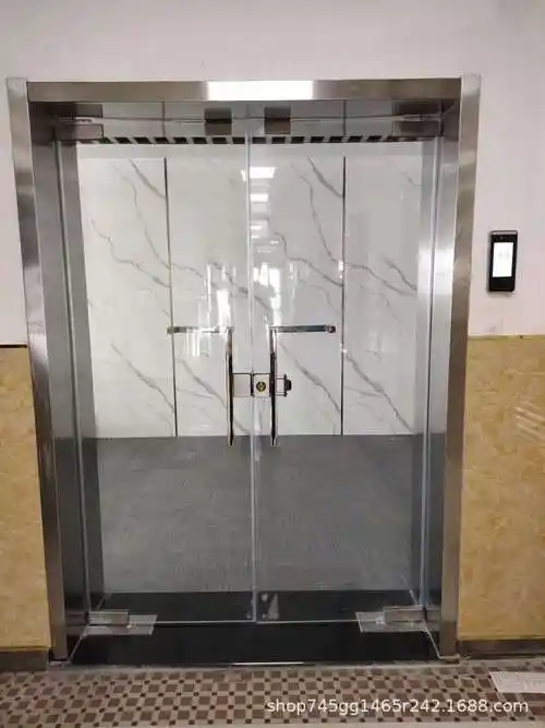 玻璃门双玻百叶高隔办公室隔断单玻磨砂玻璃隔断制作安装