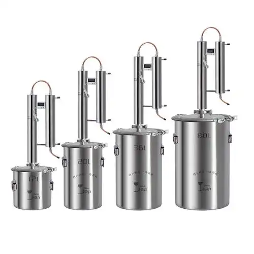 帝伯仕家用蒸馏器酿酒设备不锈钢小型白酒葡萄酒酿酒机滤酒器