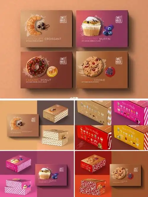甜品店vi设计|甜品包装设计|品牌视觉设计