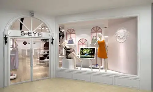 60平米美容美发店欧式风格装修效果图