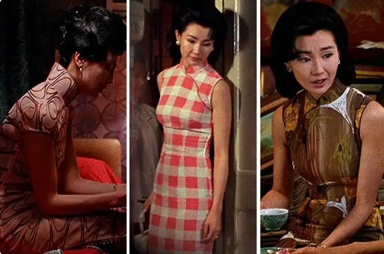 原创重温花样年华张曼玉的旗袍穿搭才发现旗袍果然最有女人味
