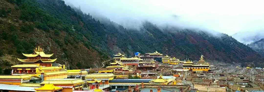 卓尼县车巴沟贡巴寺院―世界第二大藏学府