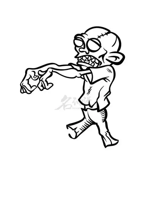 零基础也能学会的僵尸画法