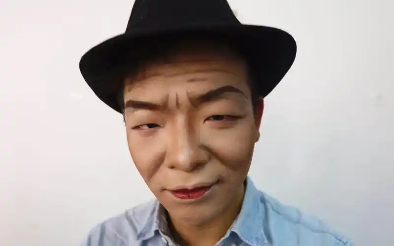 舞台人物形象之阴险狡诈的人 美妆 舞台化妆 创意妆容