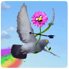 小鸟gif彩虹gif飞翔gif射箭gif