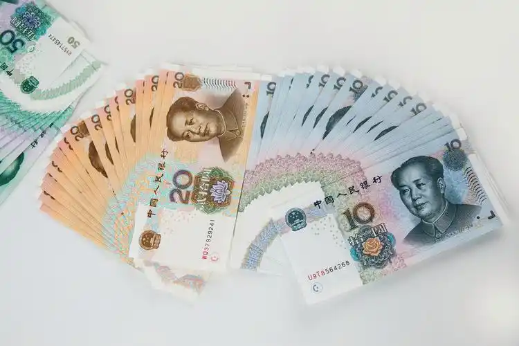 现金人民币摆放背景图片