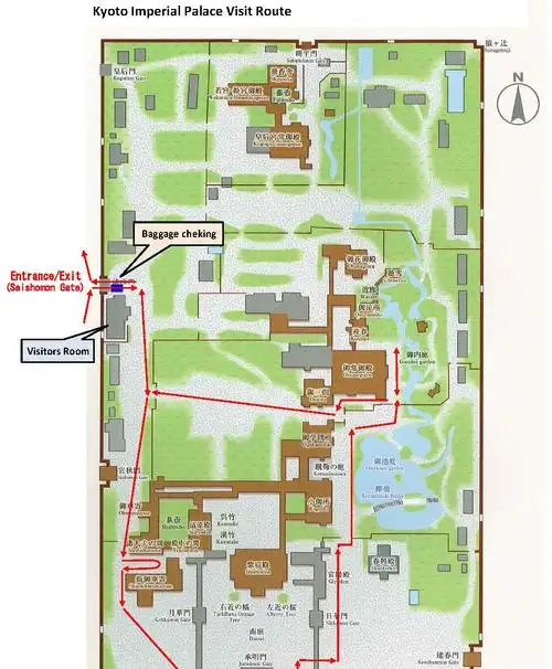 正文  京都御所里宫殿的建造主要有两种,一种是以平安时期的贵族住宅