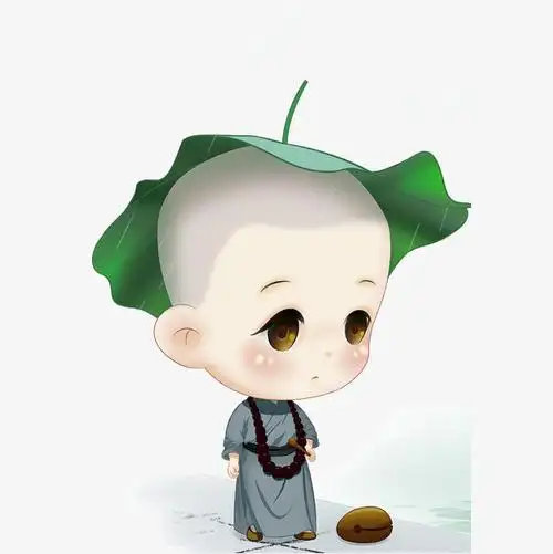 可爱的小和尚头像
