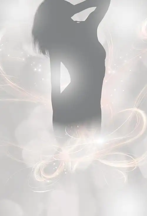 现代人物剪影ktv背景素材