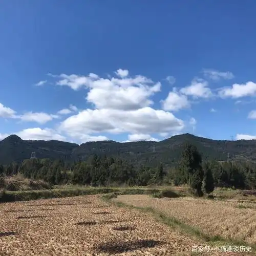 乡村,田野,蓝天,白云,还有诗和远方