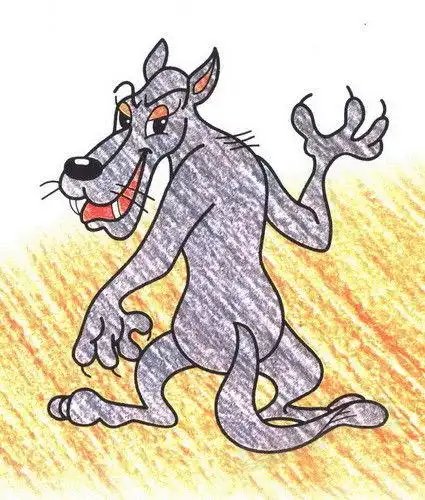 画狼简笔画怎样画狼简笔画