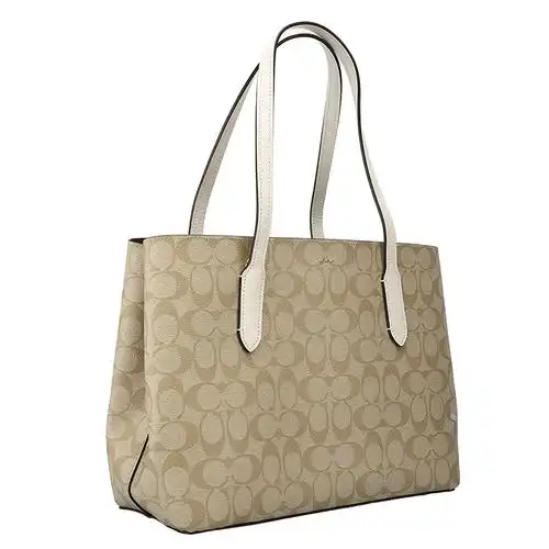 蔻驰coach女包奢侈品手提包女经典百搭拉链防尘单肩托特包横款欧美