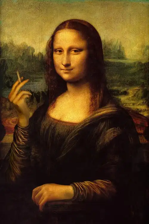 蒙娜丽莎的香烟