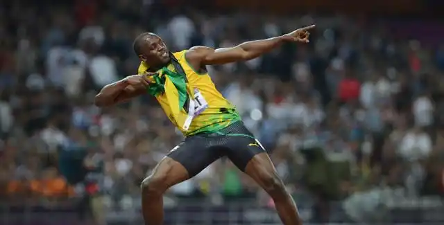 博尔特自作为奥运会男子100米,200米冠军,男子100米以及200米世界纪录