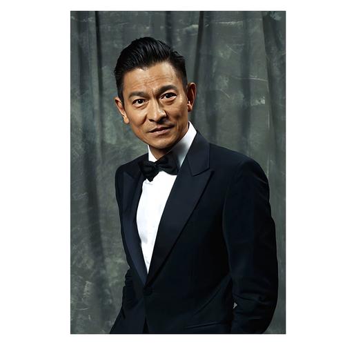 刘德华海报华人港男明星偶像宿舍照片墙贴纸简约高端相框装饰挂画