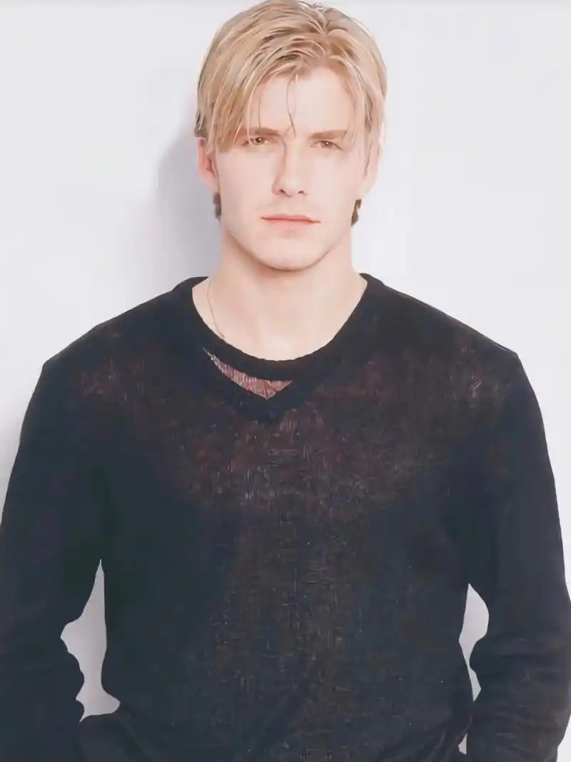 贝克汉姆这个颜值 在足球圈能进前三名吗?