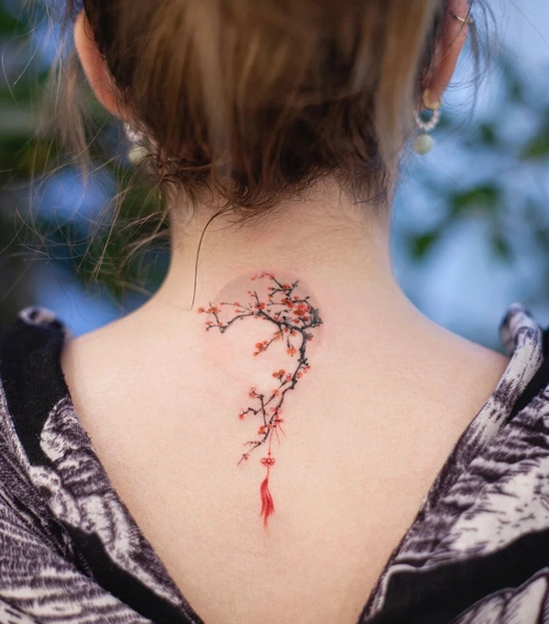 最新梅花纹身图案大全男女10