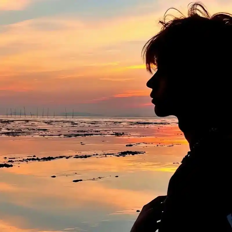 晚霞头像男生 - 抖音