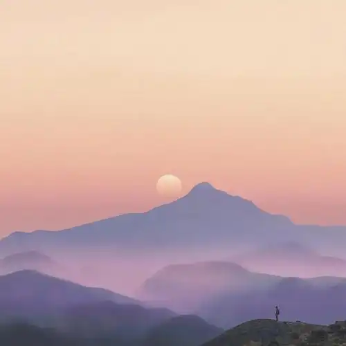 简洁风景头像_小红书