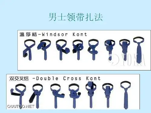 ppt 男士领带扎法