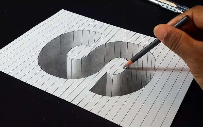 s形"深渊",空洞感超强!【3d立体画】