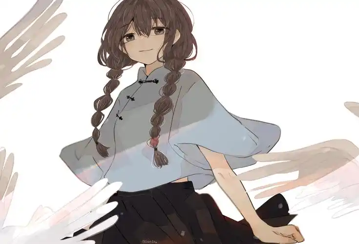 最近喜欢上画民国制服的小姑娘了